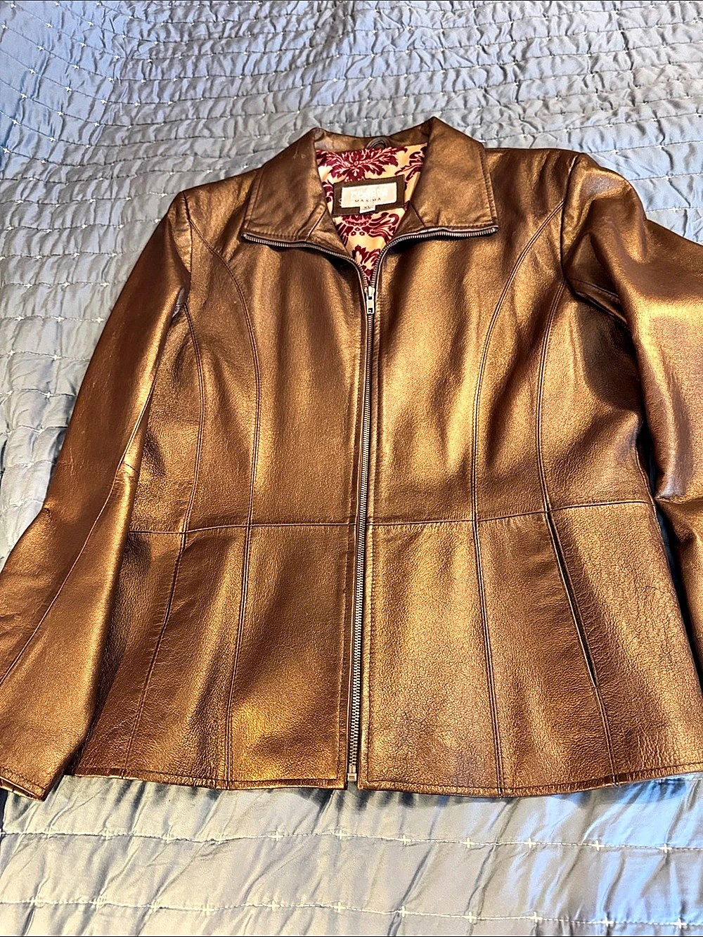 Wilson's Leather Jacket in Brown XL Like New